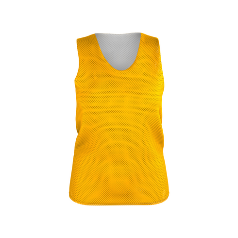 Badger Sport Womens Reversible Mesh Tank (A00134-027504), Color 'Gold/White'